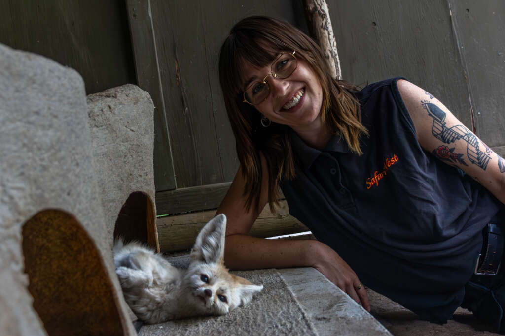 Bri and Serafina the Fennec Fox